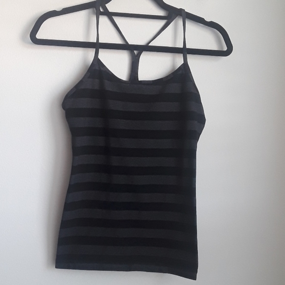 lululemon athletica Tops - Lululemon black and gray tank top Sz 6